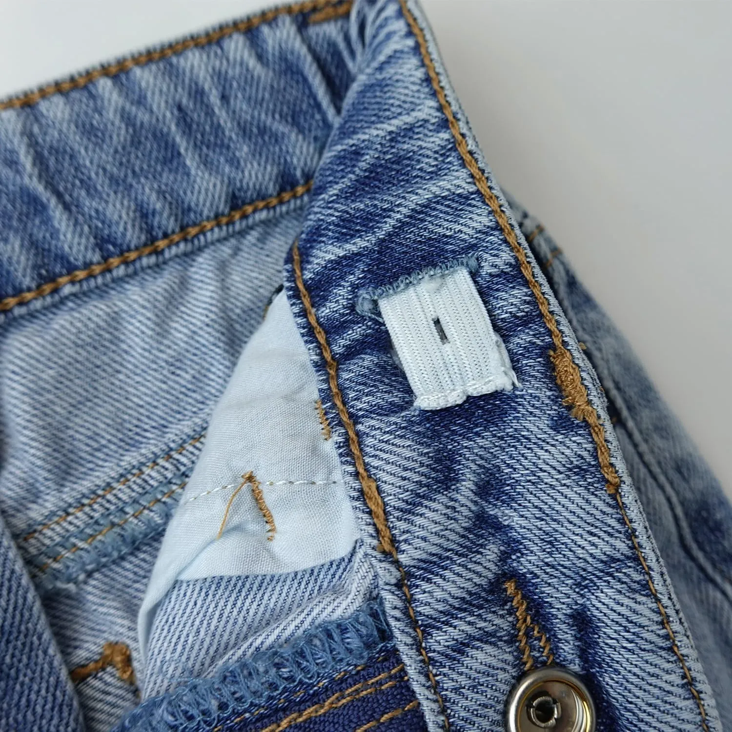 KIDSCOOL SPACE Baby Little Big Boys Denim Shorts,Elastic Waistband Inside Ripped Holes Jeans Summer Wear