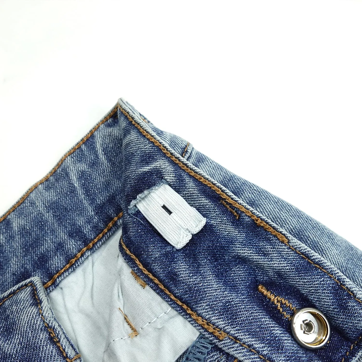 KIDSCOOL SPACE Girls' Cargo Jeans with Flap Pocket, Wide Leg and Split Hem Boyfriend Denim Pants
