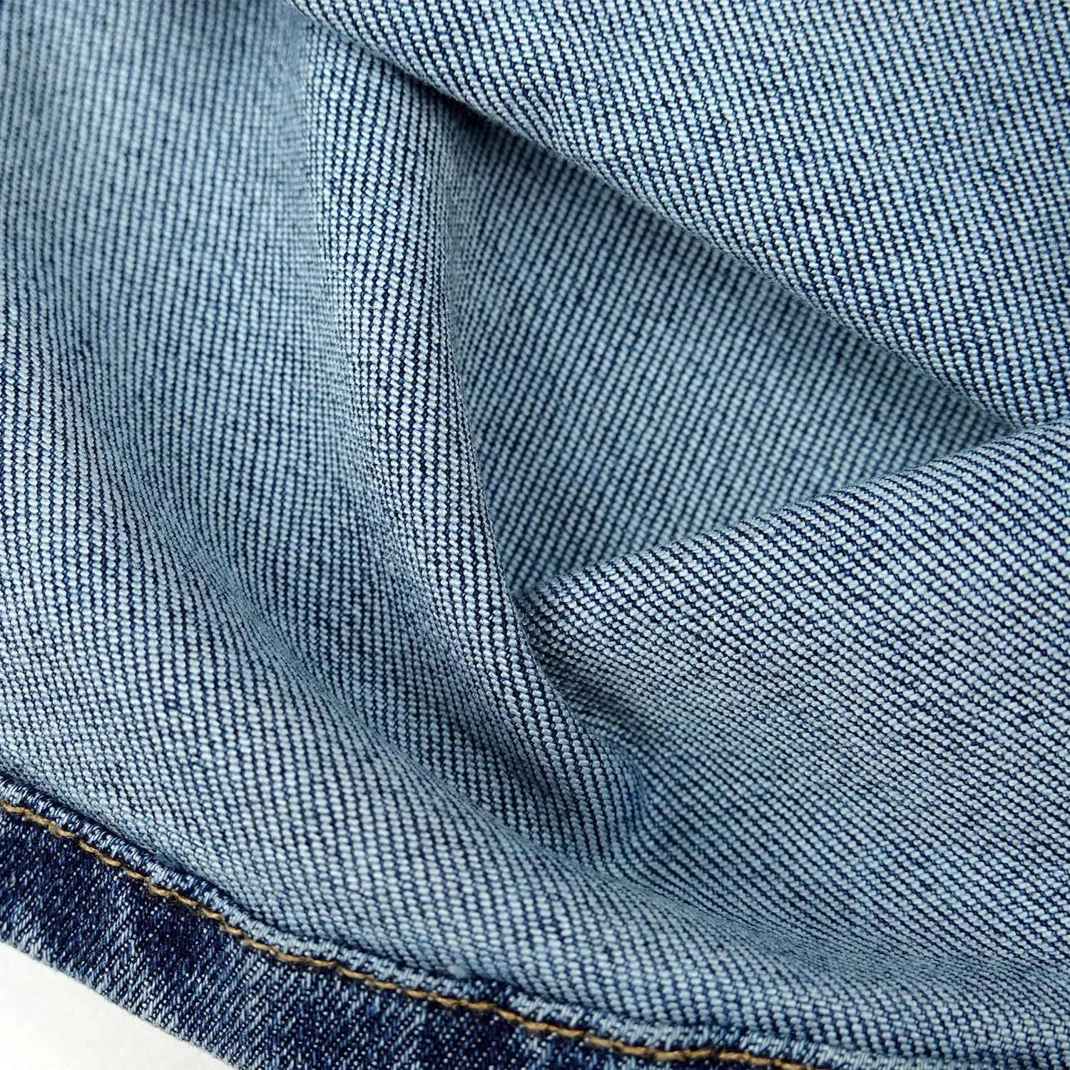 KIDSCOOL SPACE Girls' Cargo Jeans with Flap Pocket, Wide Leg and Split Hem Boyfriend Denim Pants