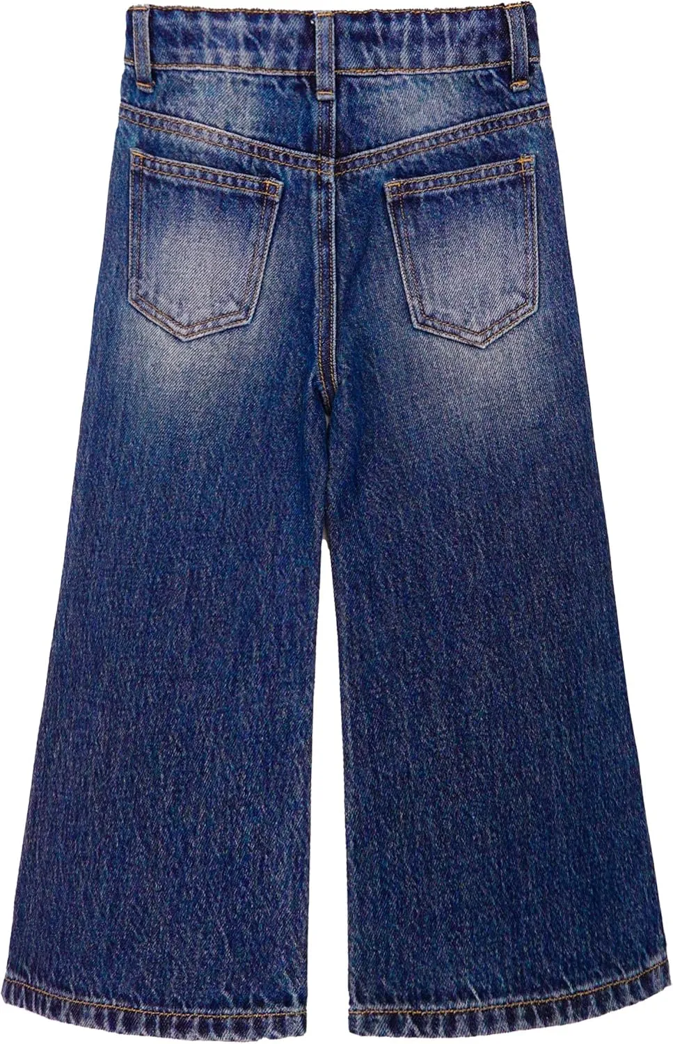 KIDSCOOL SPACE Girls Jeans, 12M-14T Wide-Leg Palazzo Denim Pants