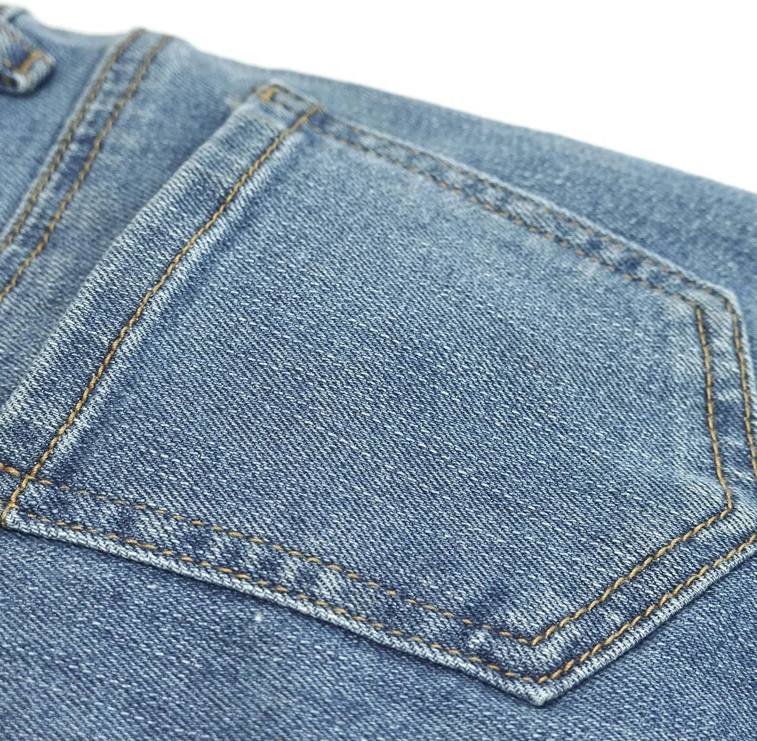 KIDSCOOL SPACE Girls Simple Jeans, 6-15T Elastic Band High Stretch Flared Denim Pants