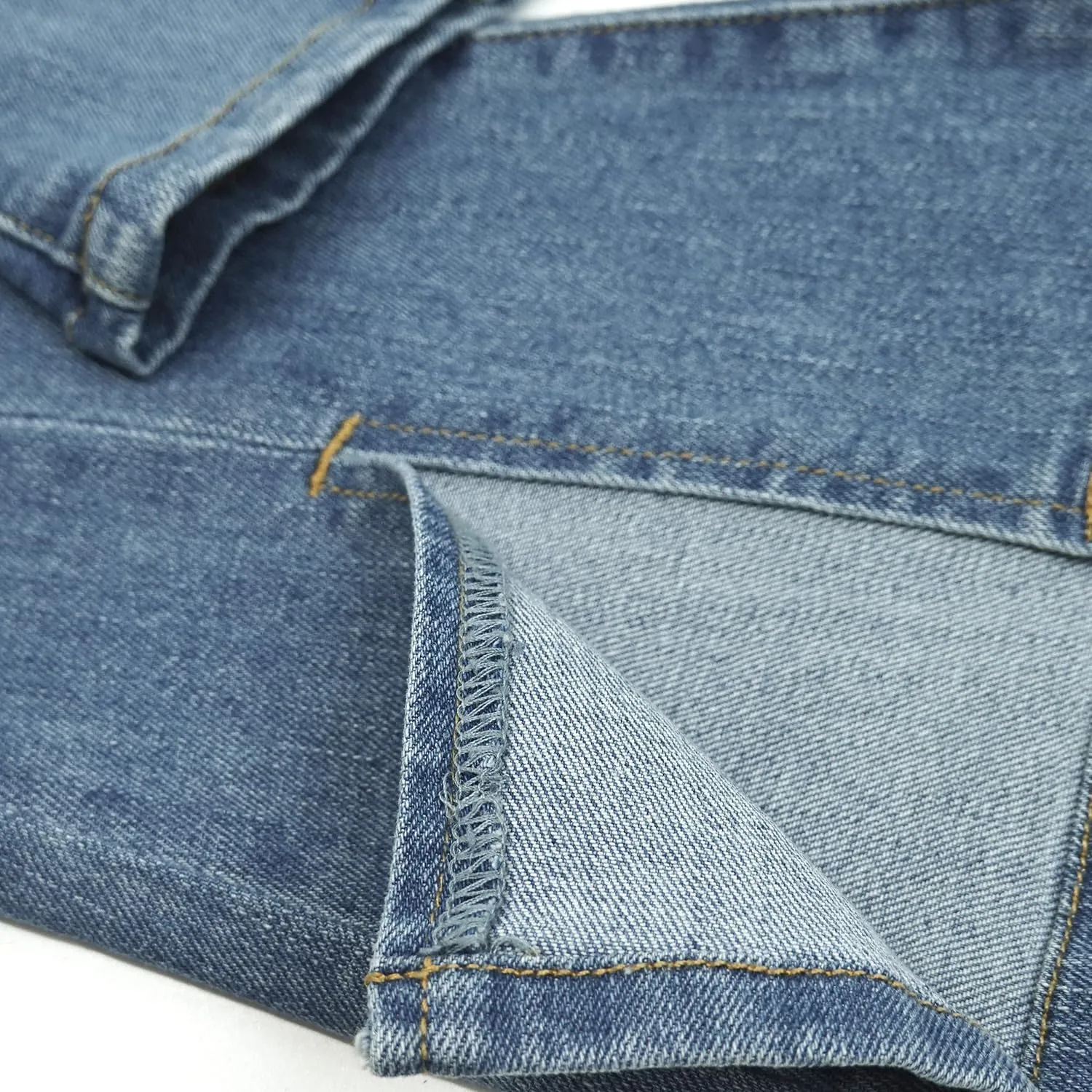 KIDSCOOL SPACE Girls Simple Jeans, 6-15T Elastic Band High Stretch Flared Denim Pants
