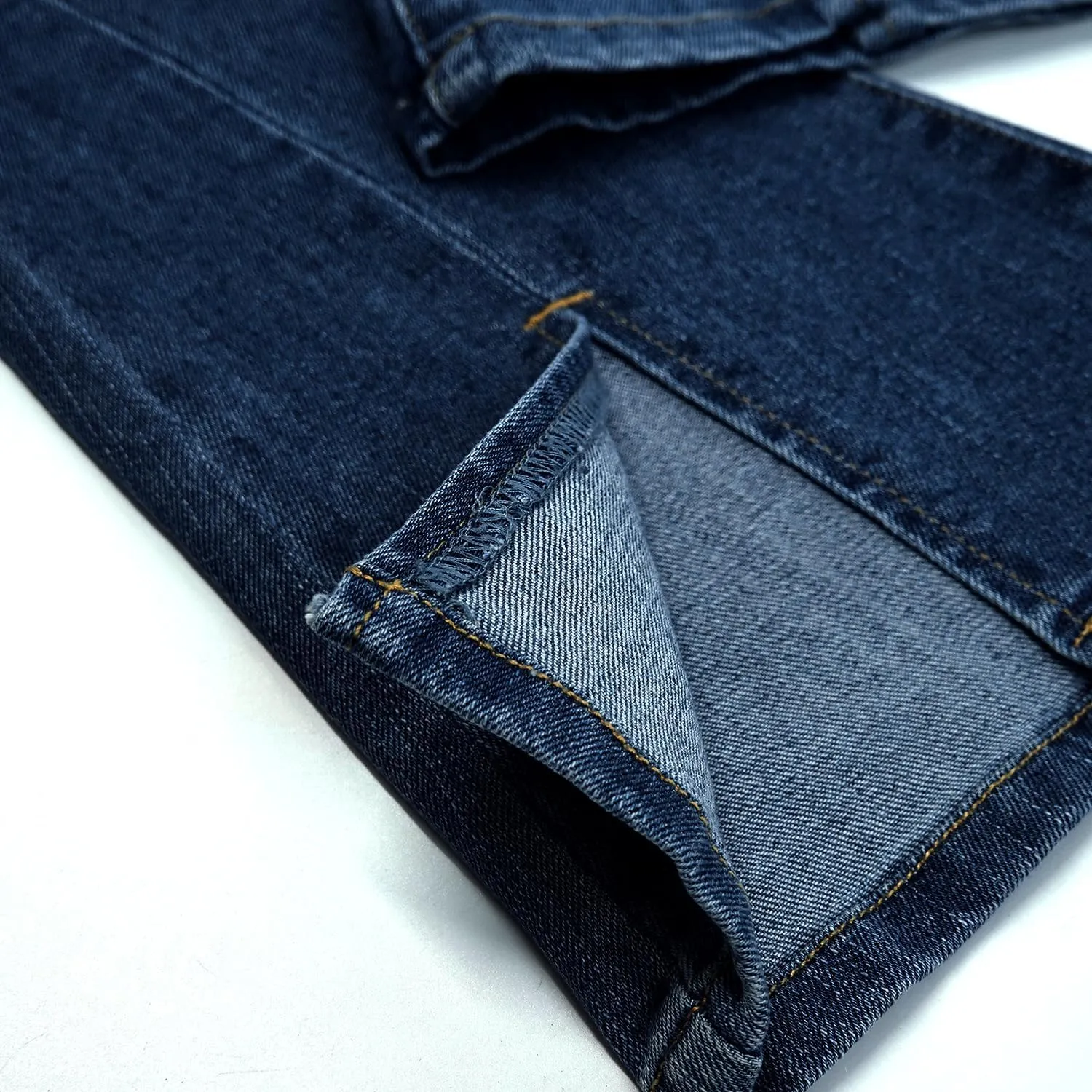 KIDSCOOL SPACE Girls Simple Jeans, 6-15T Elastic Band High Stretch Flared Denim Pants