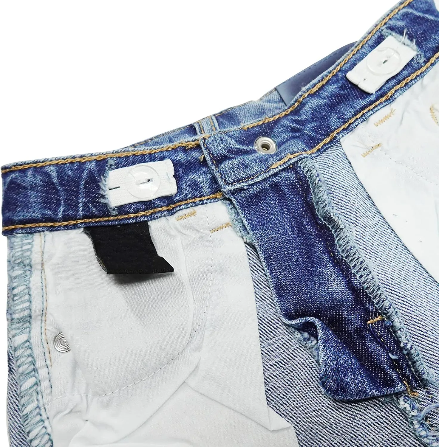 KIDSCOOL SPACE Girls Slim-fit Denim Shorts,Ripped Simple Design Summer Half Jeans Pants