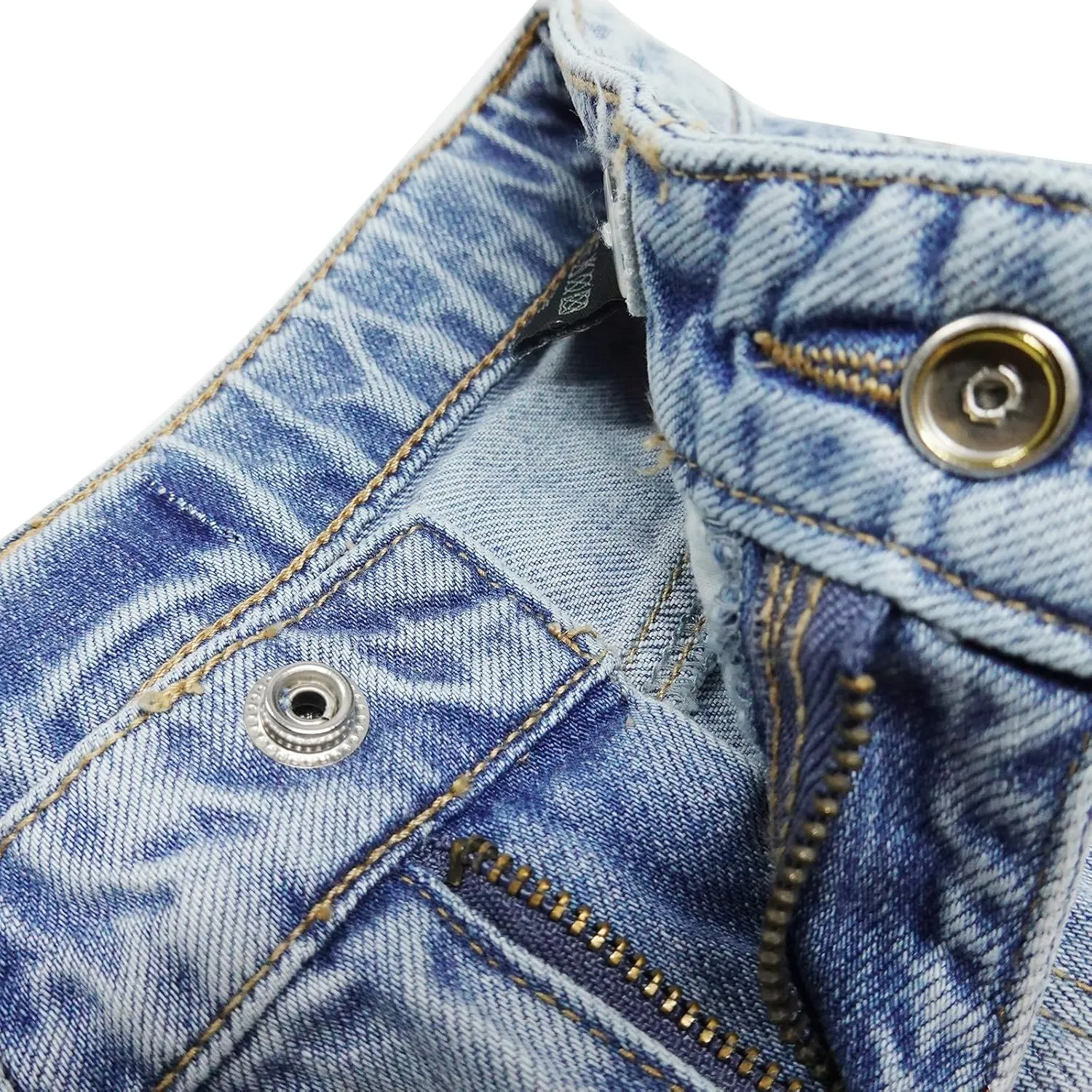 KIDSCOOL SPACE Girls Slim-fit Denim Shorts,Ripped Simple Design Summer Half Jeans Pants