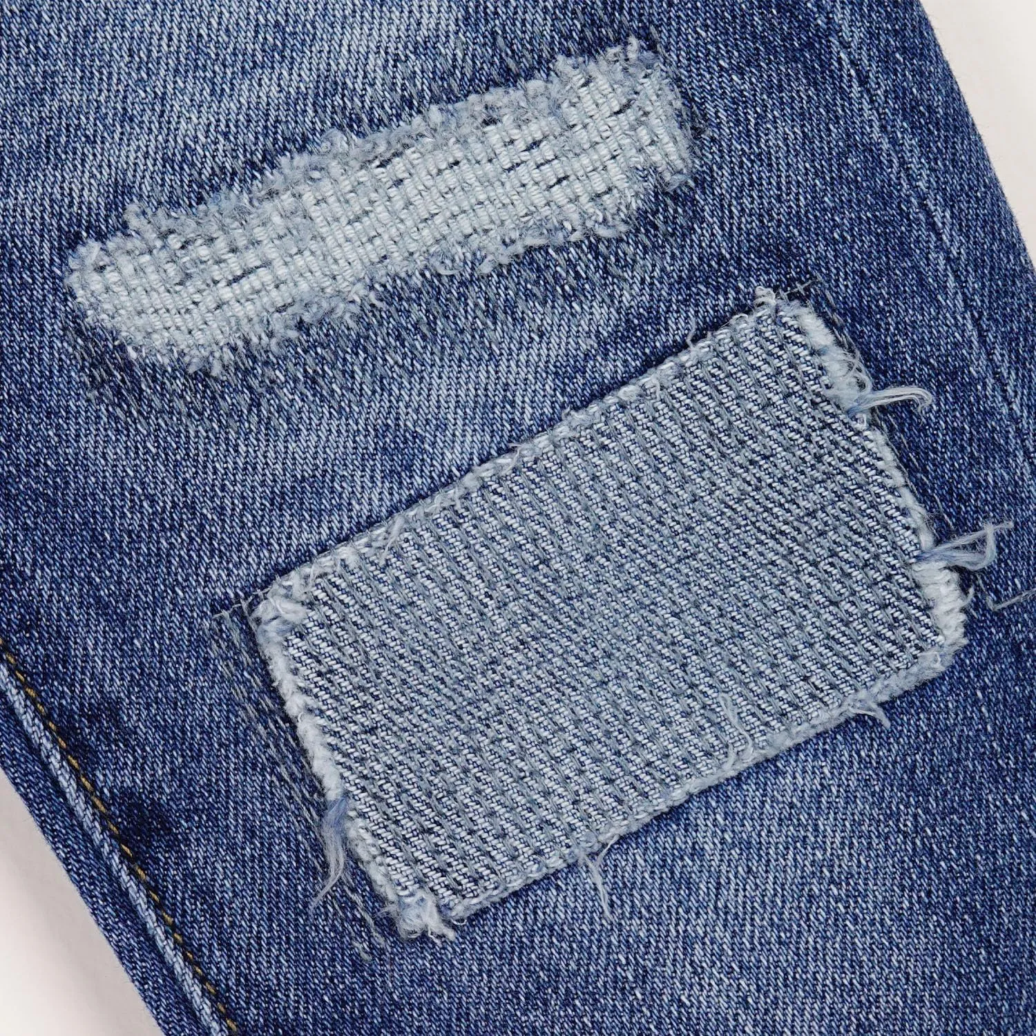 KIDSCOOL SPACE Girls Slim-fit Jeans, Ripped Holes Straight Denim Pants