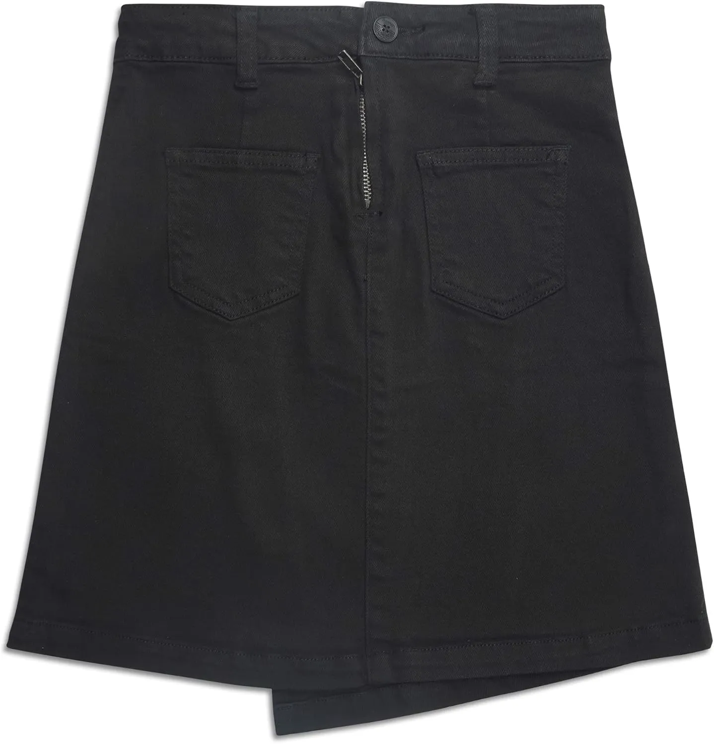 KIDSCOOL SPACE Girls Summer Skirt,Elastic Band Inside Soft Strechy Cotton Denim Girl Dress Shorts