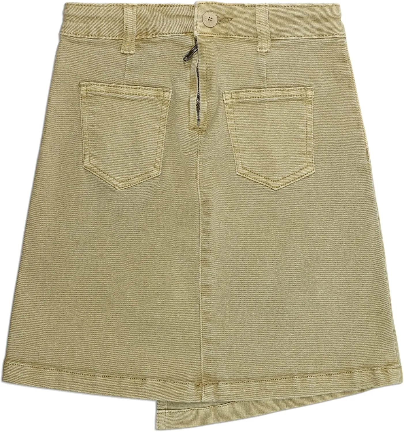 KIDSCOOL SPACE Girls Summer Skirt,Elastic Band Inside Soft Strechy Cotton Denim Girl Dress Shorts