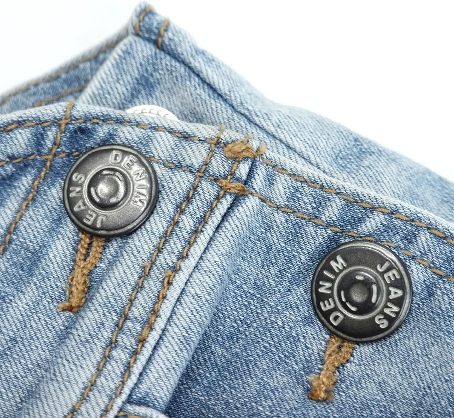 KIDSCOOL SPACE Kids Denim Overalls,Little Big Kids High Stretchy Jean Dungarees Pants