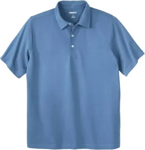 KingSize Men's Big & Tall Lightweight Stretch Mesh Pique Polo