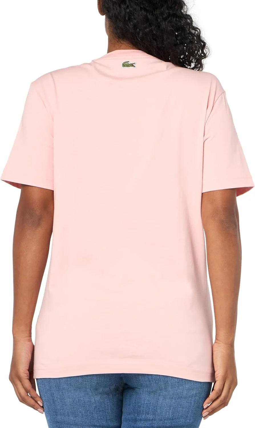 Lacoste Unisex adult Regular Fit Short Sleeve Crew Neck Tee Shirt W Small Croc and Lacoste Graphic on the Front of the Chest