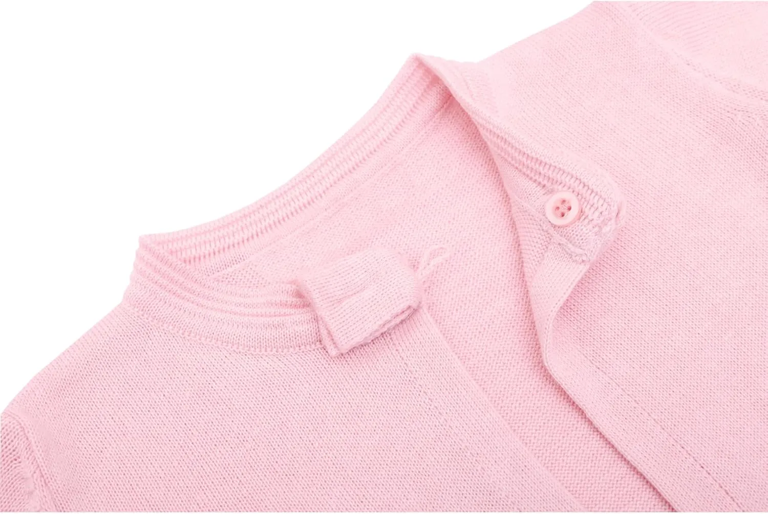 Lilax Little Girls' Knit Long Sleeve Bowknot Closure Bolero Cardigan