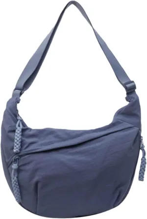 Limorence Women's Fashion Plain Color Nylon Crossbody Bag, Arisefrom Nylon Crossbody Slouchy Sling Hobo Bag