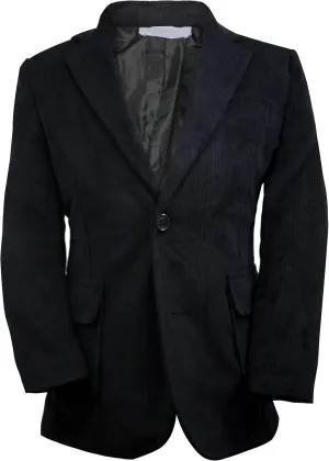 Luca Gabriel Toddler Boys' Single Breasted Corduroy Blazer Jacket