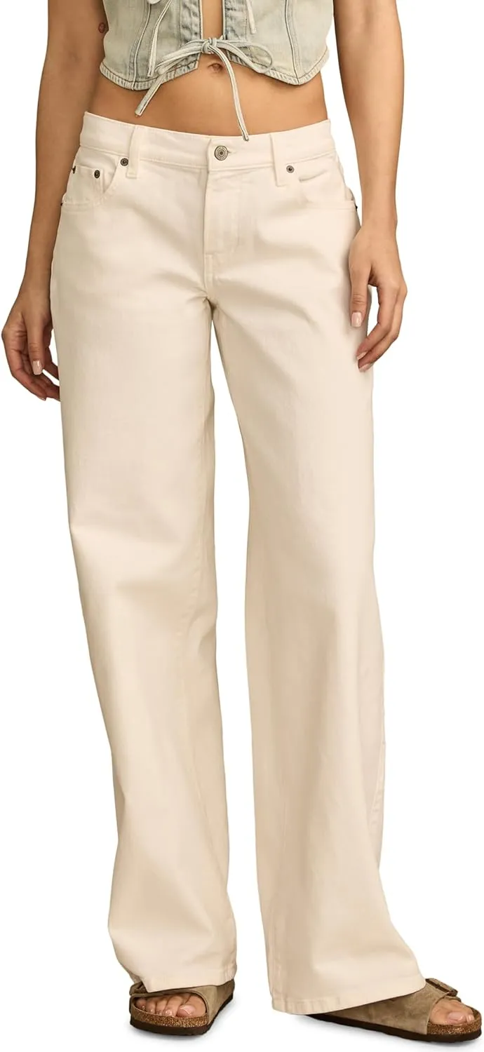 Lucky Brand Women's Mid Rise Sweet Wide Leg