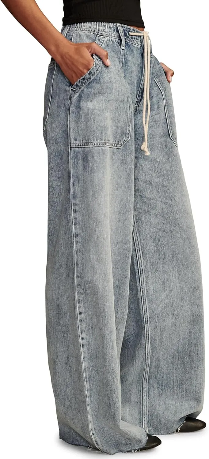 Lucky Brand Women's Patch Pocket Pull on Jean