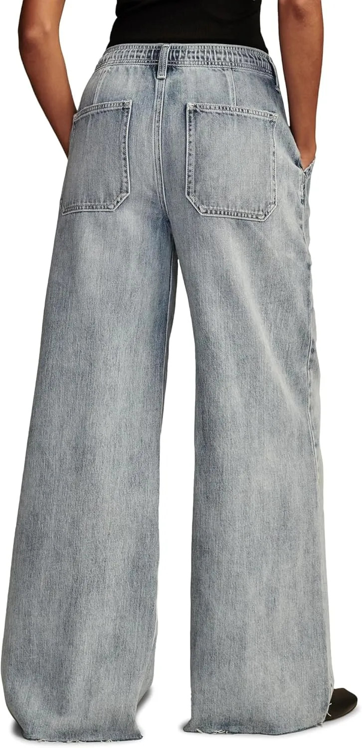 Lucky Brand Women's Patch Pocket Pull on Jean