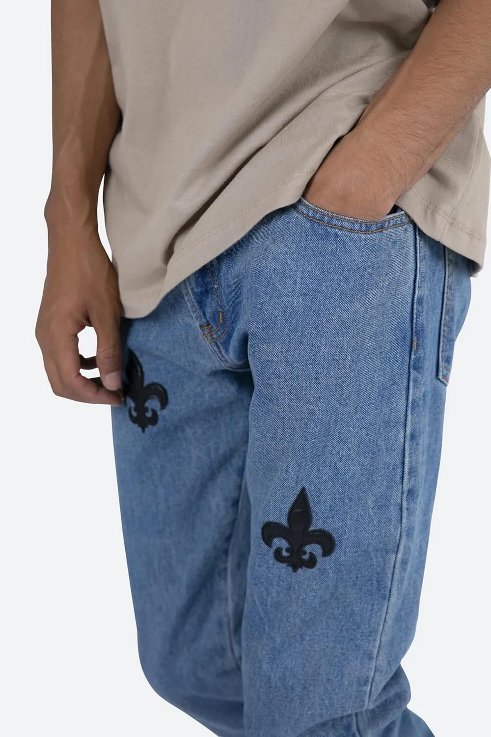 mnml Men's D112 Fleur Straight Denim