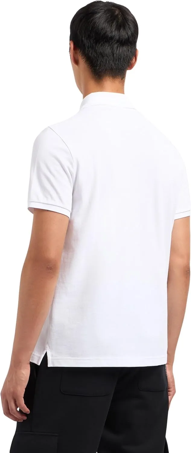 Moose Knuckles Men's Everett Polo Shirt with Piqu Texture, Button Placket