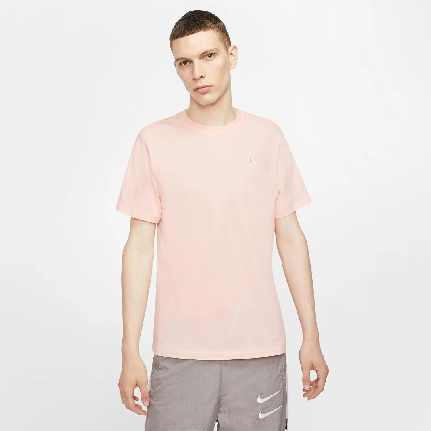 Nike Men's Crewneck Embroidered Futura Short Sleeve T Shirt