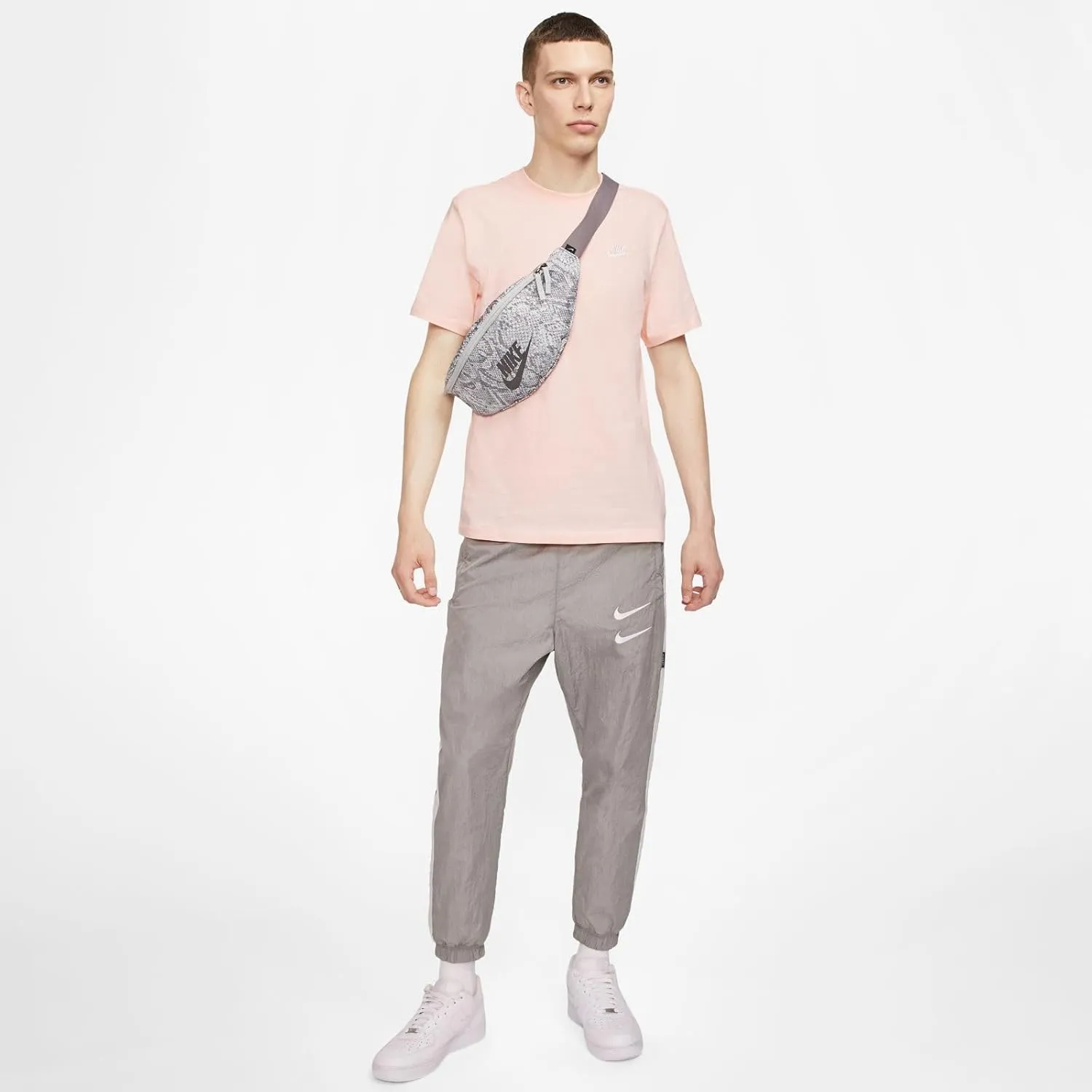 Nike Men's Crewneck Embroidered Futura Short Sleeve T Shirt
