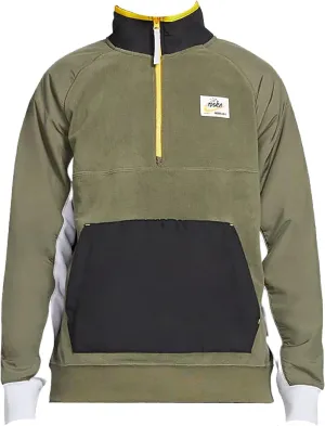 Nike Sportswear Men's 1/2 Zip Fleece Jacket (US, Alpha, Medium, Regular, Regular, Twilight Marsh/Black/Ghost)