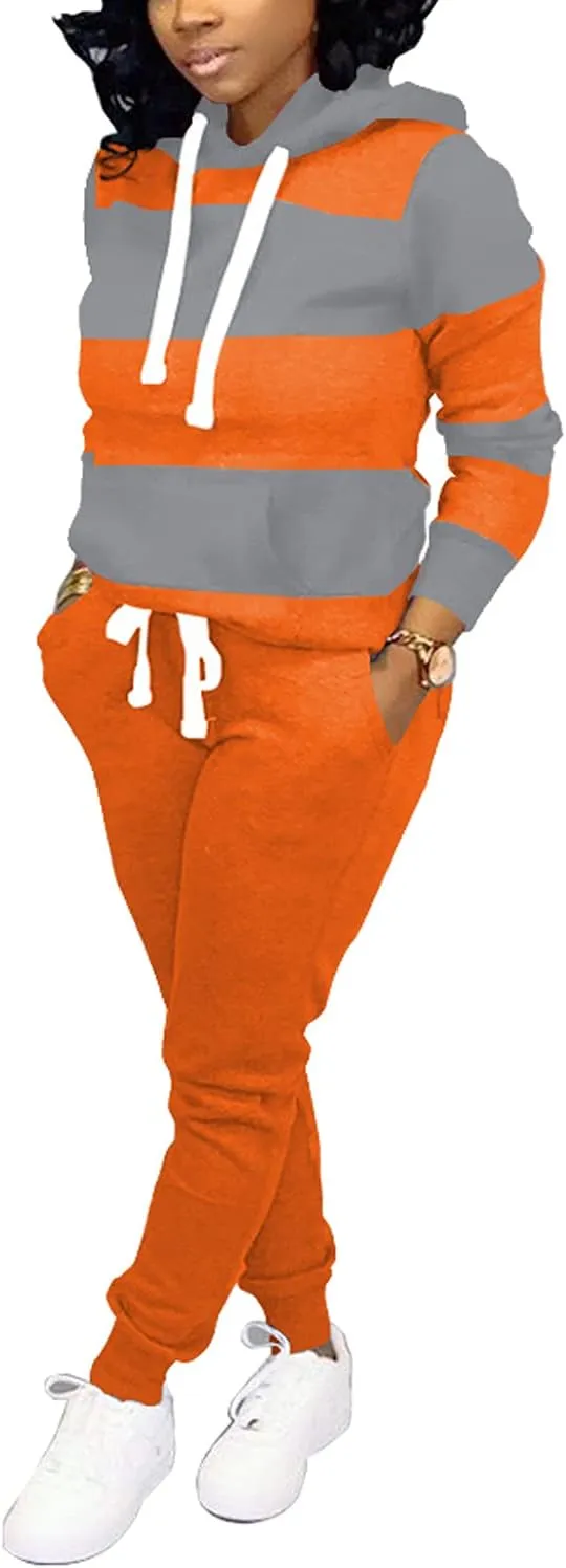 Nimsruc Two Piece Outfits For Women Jogging Suits Casual