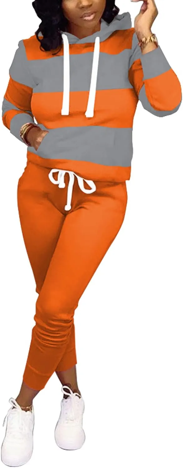 Nimsruc Two Piece Outfits For Women Jogging Suits Casual