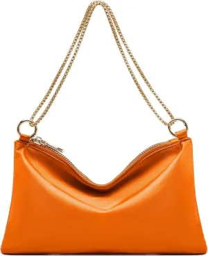 oscaurt Women's Evening Handbag Satin Shoulder Bag Purse for Prom Engagement Cocktail Party Wedding