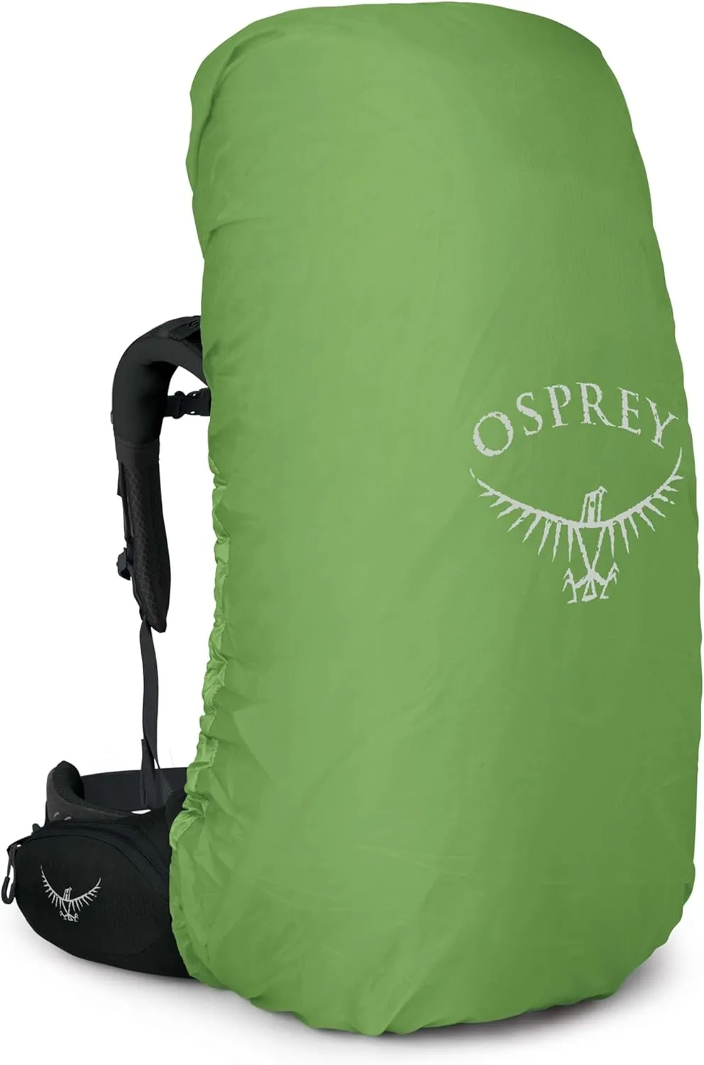 Osprey Aether 65L Men's Backpacking Backpack, Garlic Mustard Green, L/XL, Extended Fit
