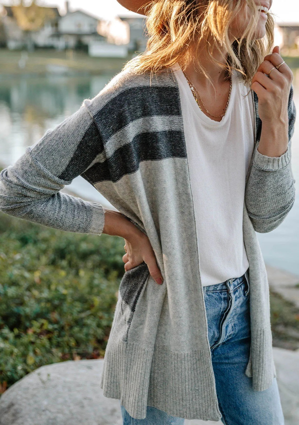 Park City Stripe Cardigan