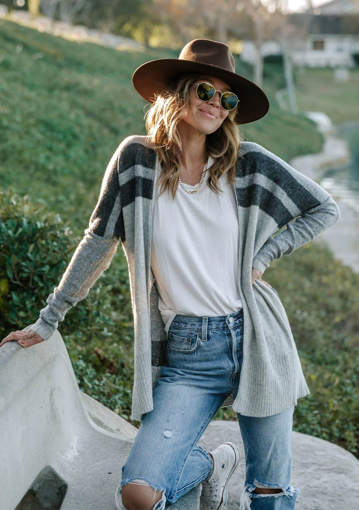 Park City Stripe Cardigan
