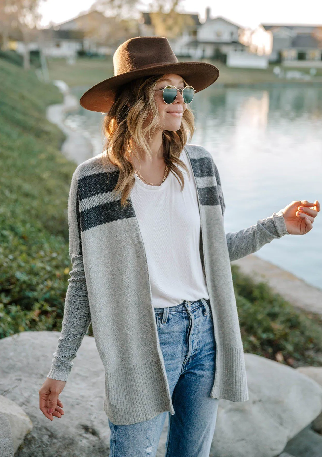 Park City Stripe Cardigan