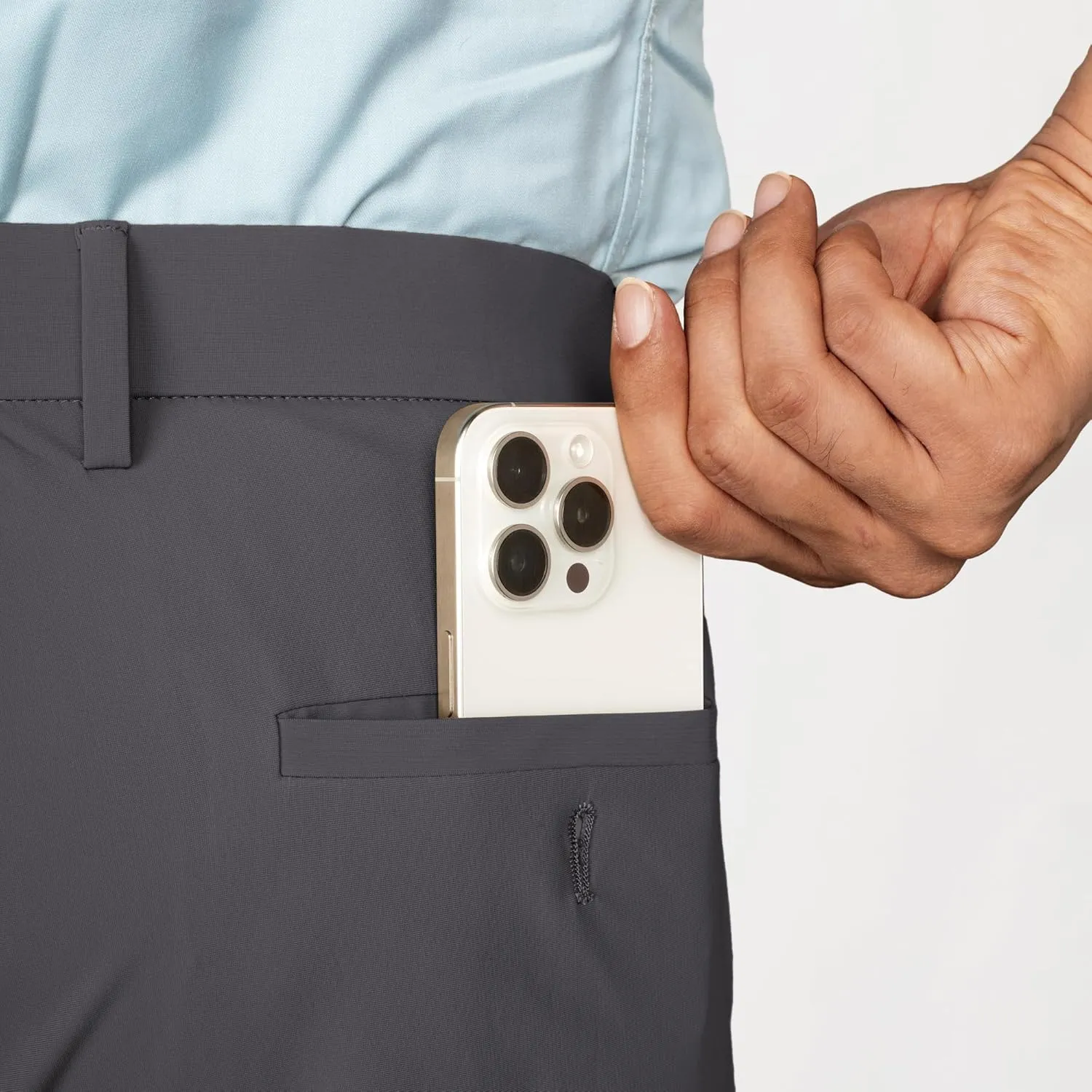 PJ PAUL JONES Mens Stretch Golf Pants Quick Dry Lightweight Casual Pants with Pockets
