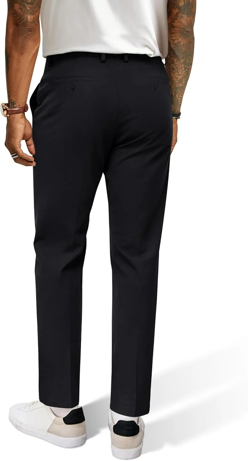 PJ PAUL JONES Mens Stretch Golf Pants Quick Dry Lightweight Casual Pants with Pockets