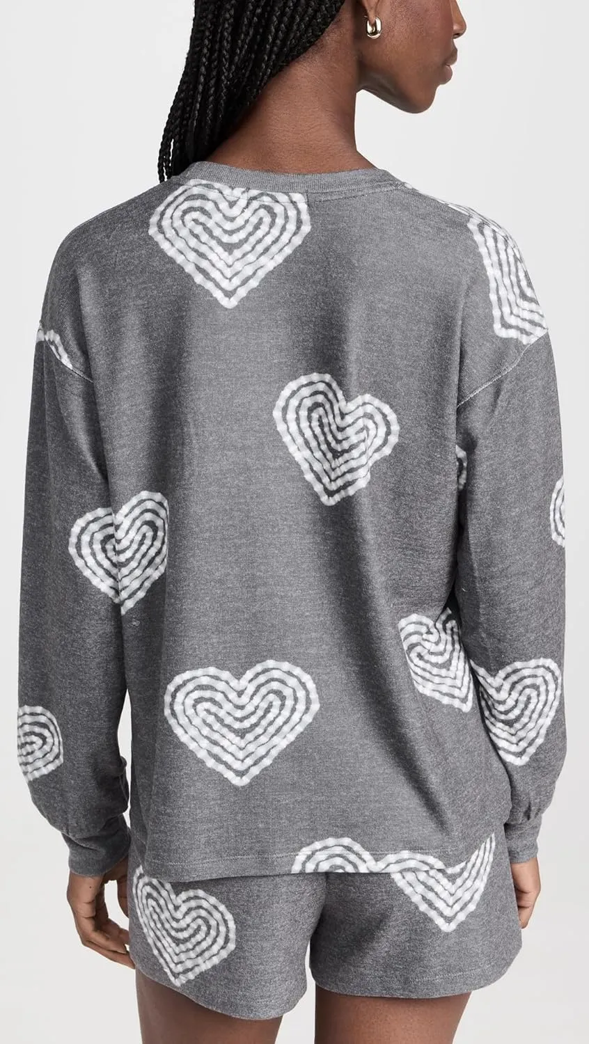 PJ Salvage Women's Loungewear Bless Your Heart Long Sleeve Top