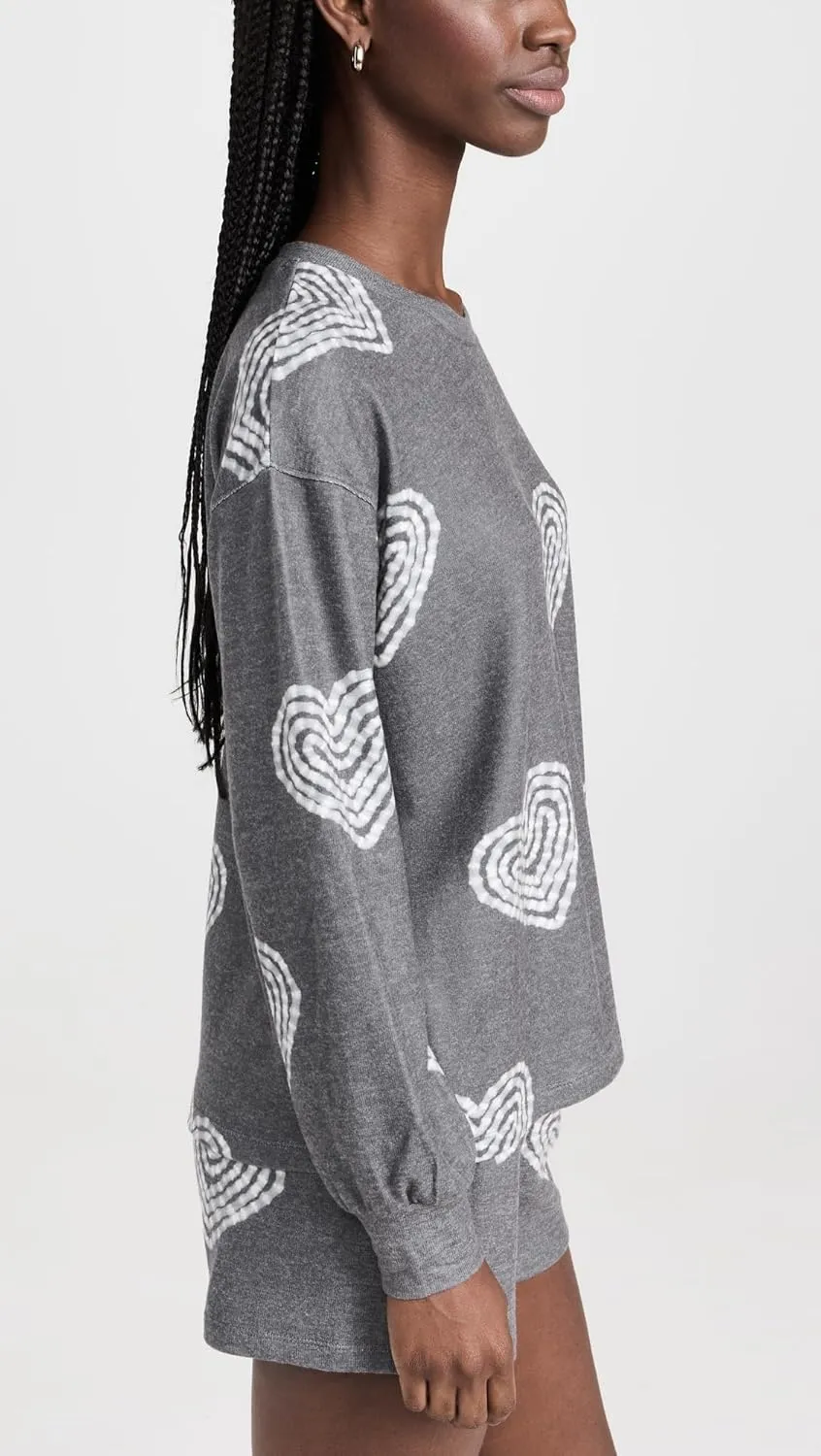 PJ Salvage Women's Loungewear Bless Your Heart Long Sleeve Top