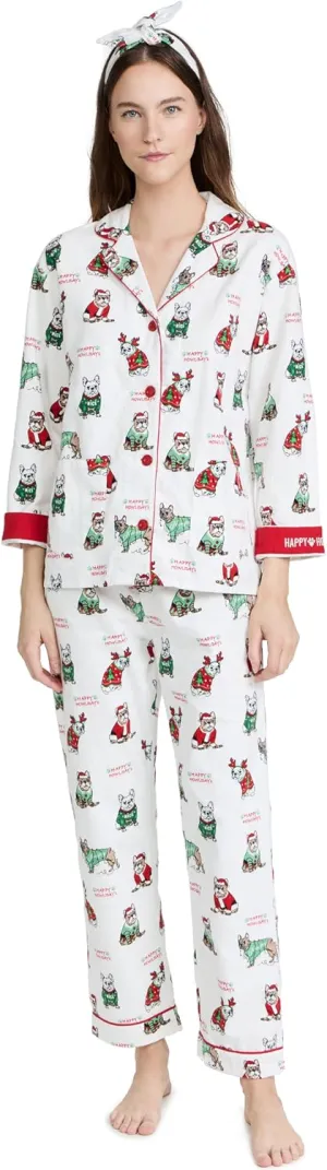 PJ Salvage Women's Loungewear Flannels Pajama Pj Set