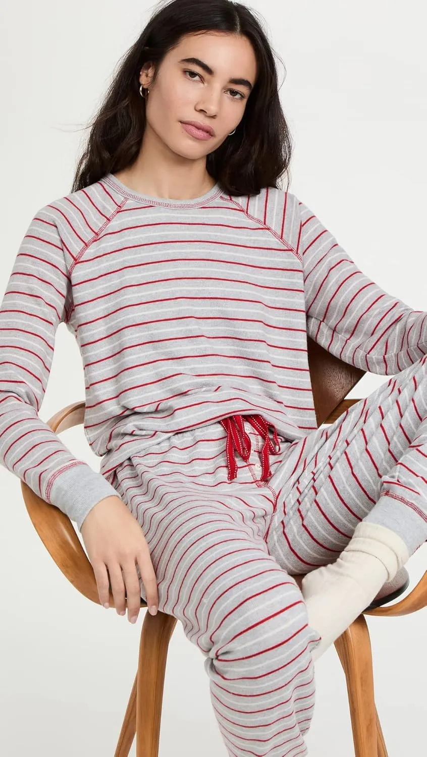 PJ Salvage Women's Loungewear Frosted Fairisle Long Sleeve Top