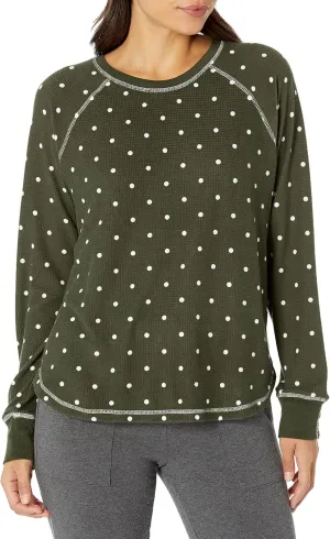 PJ Salvage Women's Loungewear Pine Woods Long Sleeve Top