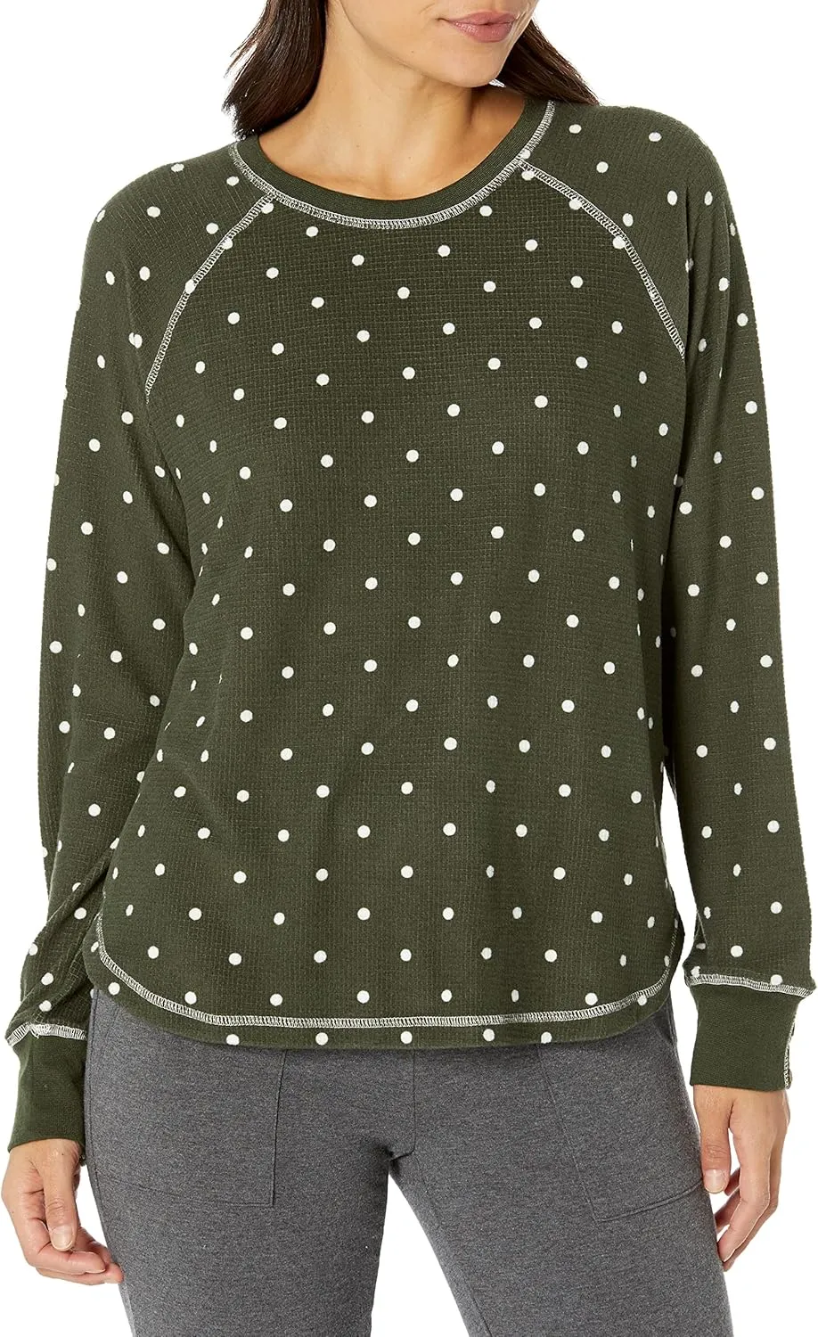 PJ Salvage Women's Loungewear Pine Woods Long Sleeve Top