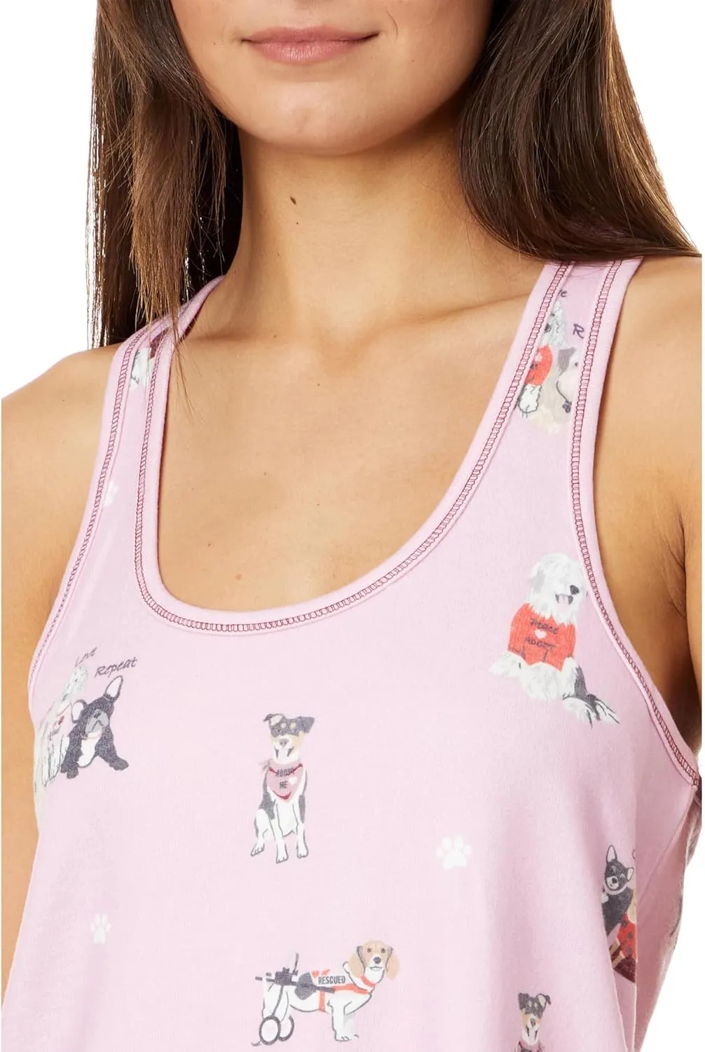 PJ Salvage Women's Loungewear Rescues are My Favorite Breed Tank