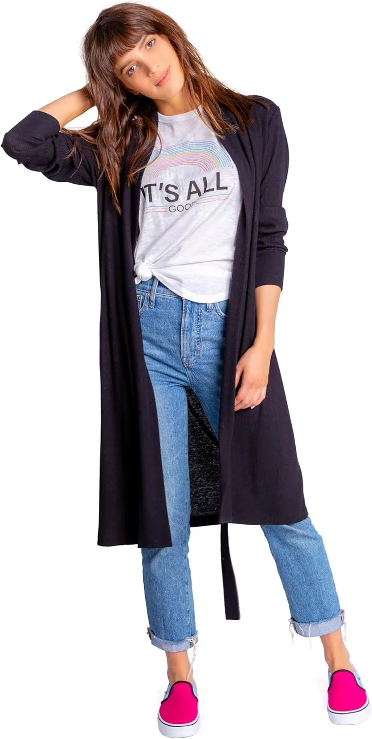 PJ Salvage womens Loungewear Textured Essentials Robe