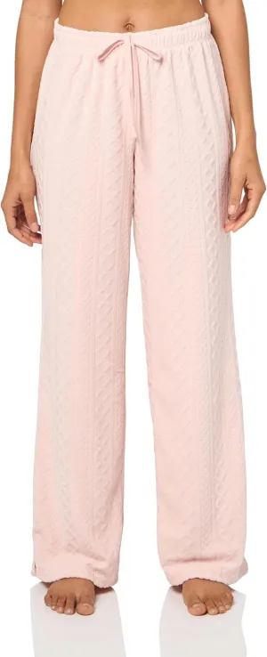 PJ Salvage womens Loungewear Verry Terry Cable Crew Pant