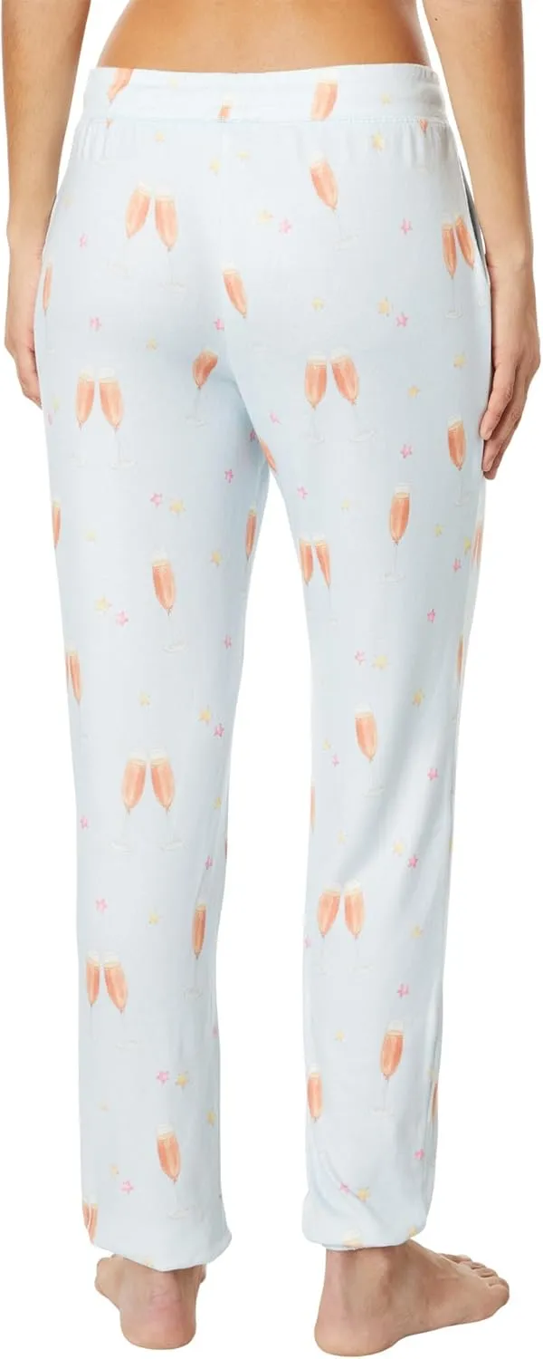 PJ Salvage womens Loungewear You Had Me at Rose Banded Pant