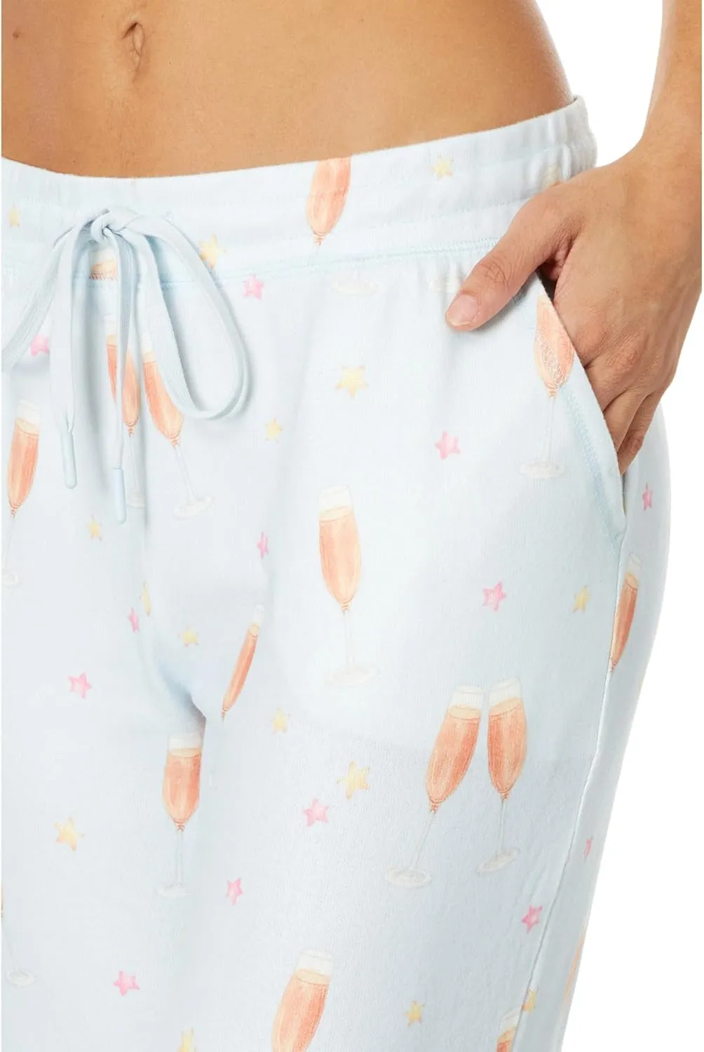 PJ Salvage womens Loungewear You Had Me at Rose Banded Pant