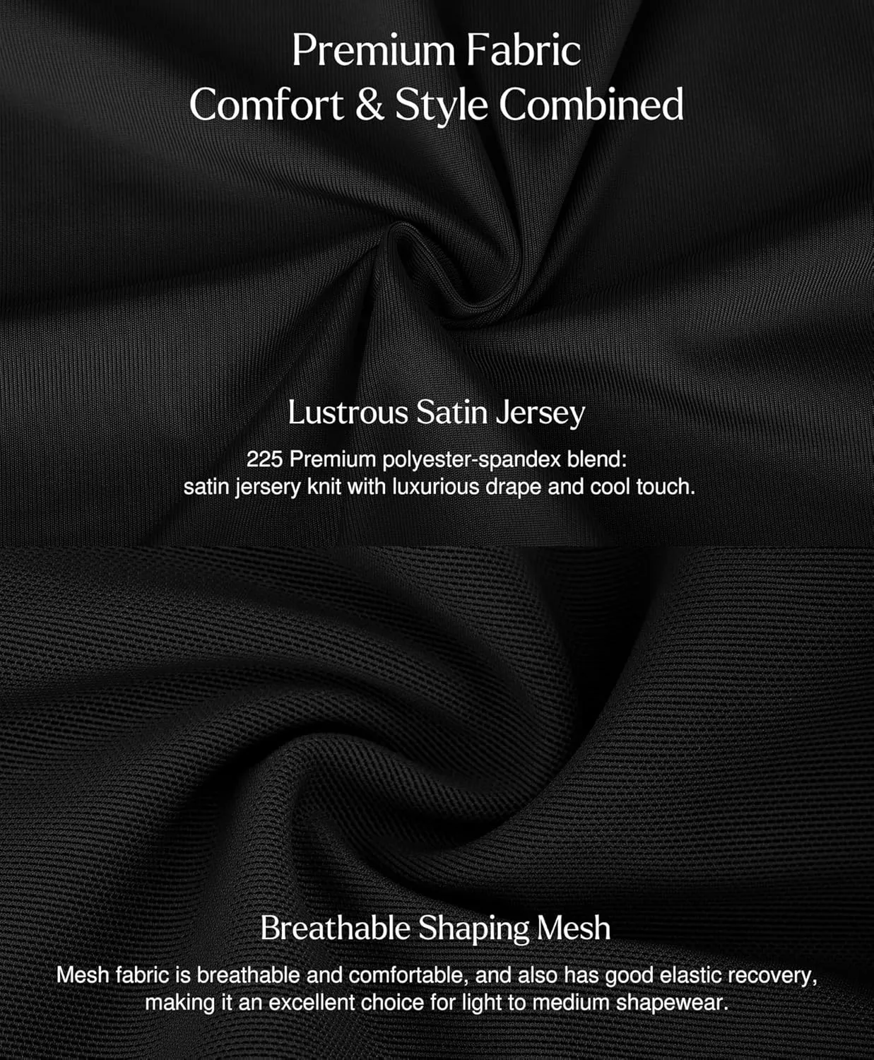 Popilush Formal Dresses for Women - Shapewear Cowl Neck Maxi Ruched Bodycon Gowns with Slit - Prom Dress Wedding Guest
