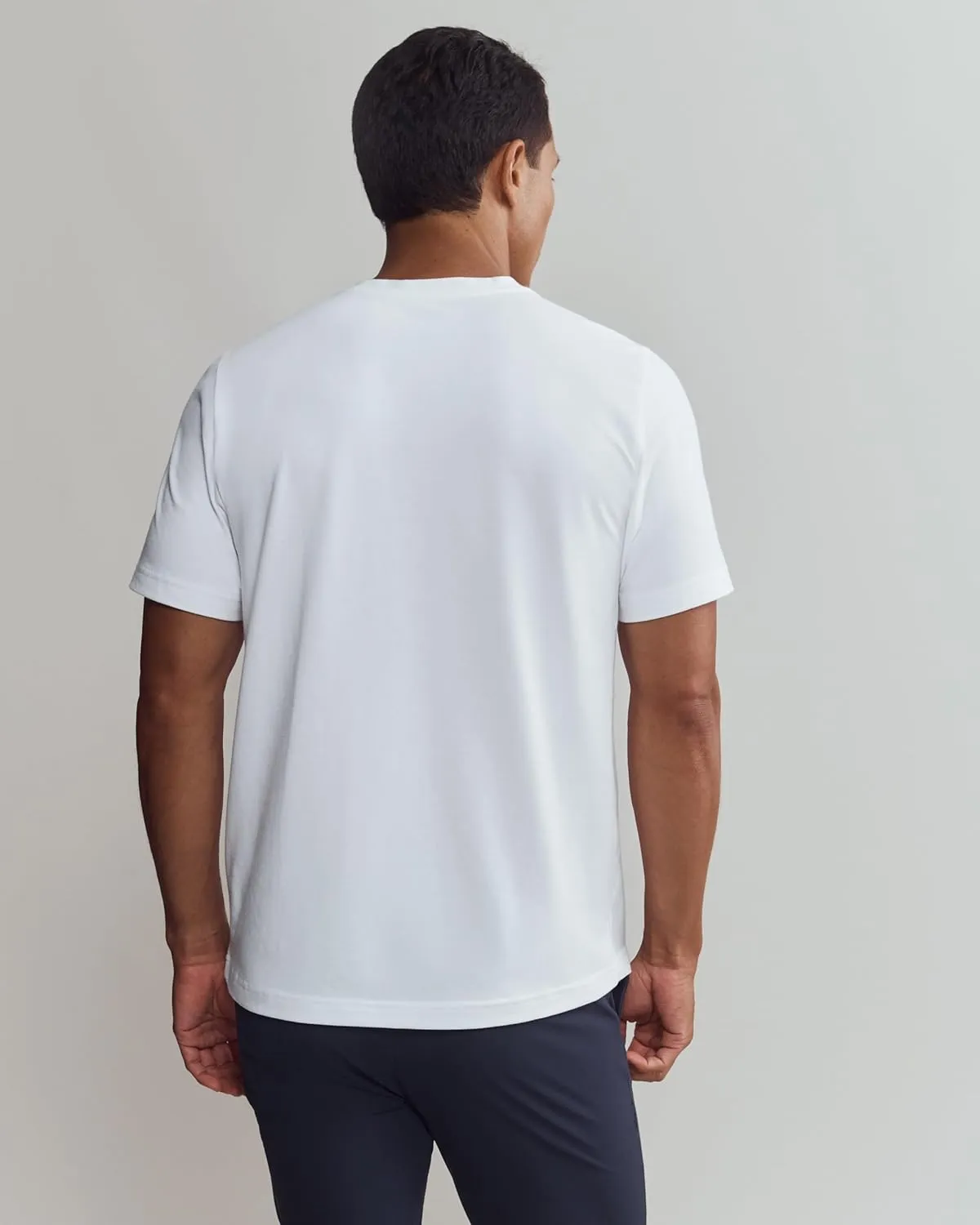 Rhone Men's Origin Performance Tee - Ultrasoft Cotton Blend Fabric, Lightweight, Moisture-Wicking, Anti-Odor T-Shirt