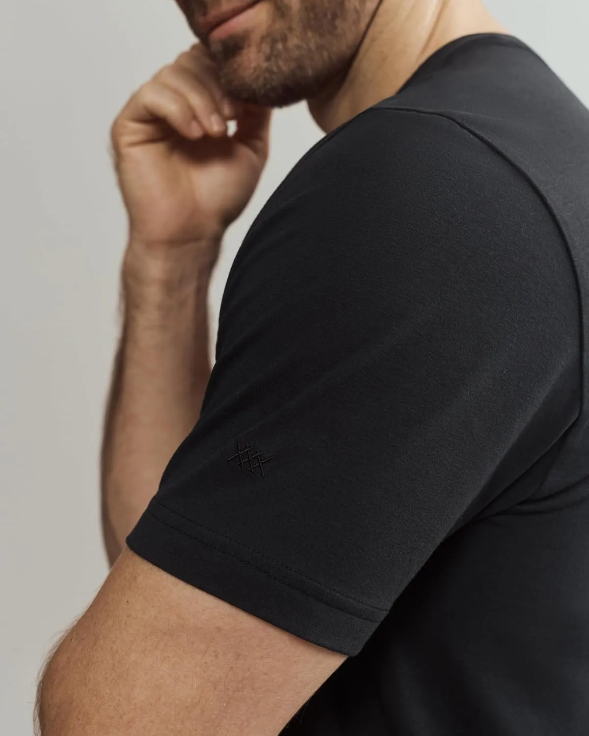 Rhone Men's Origin Performance Tee - Ultrasoft Cotton Blend Fabric, Lightweight, Moisture-Wicking, Anti-Odor T-Shirt