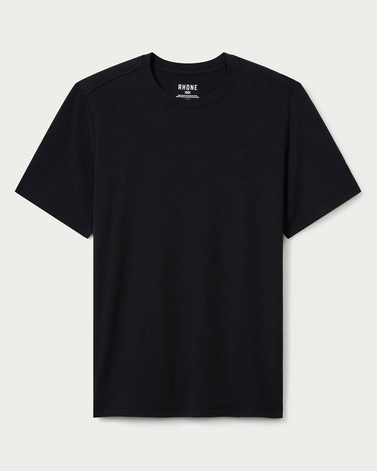 Rhone Men's Origin Performance Tee - Ultrasoft Cotton Blend Fabric, Lightweight, Moisture-Wicking, Anti-Odor T-Shirt